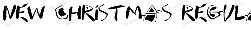 New Christmas Regula字体转换